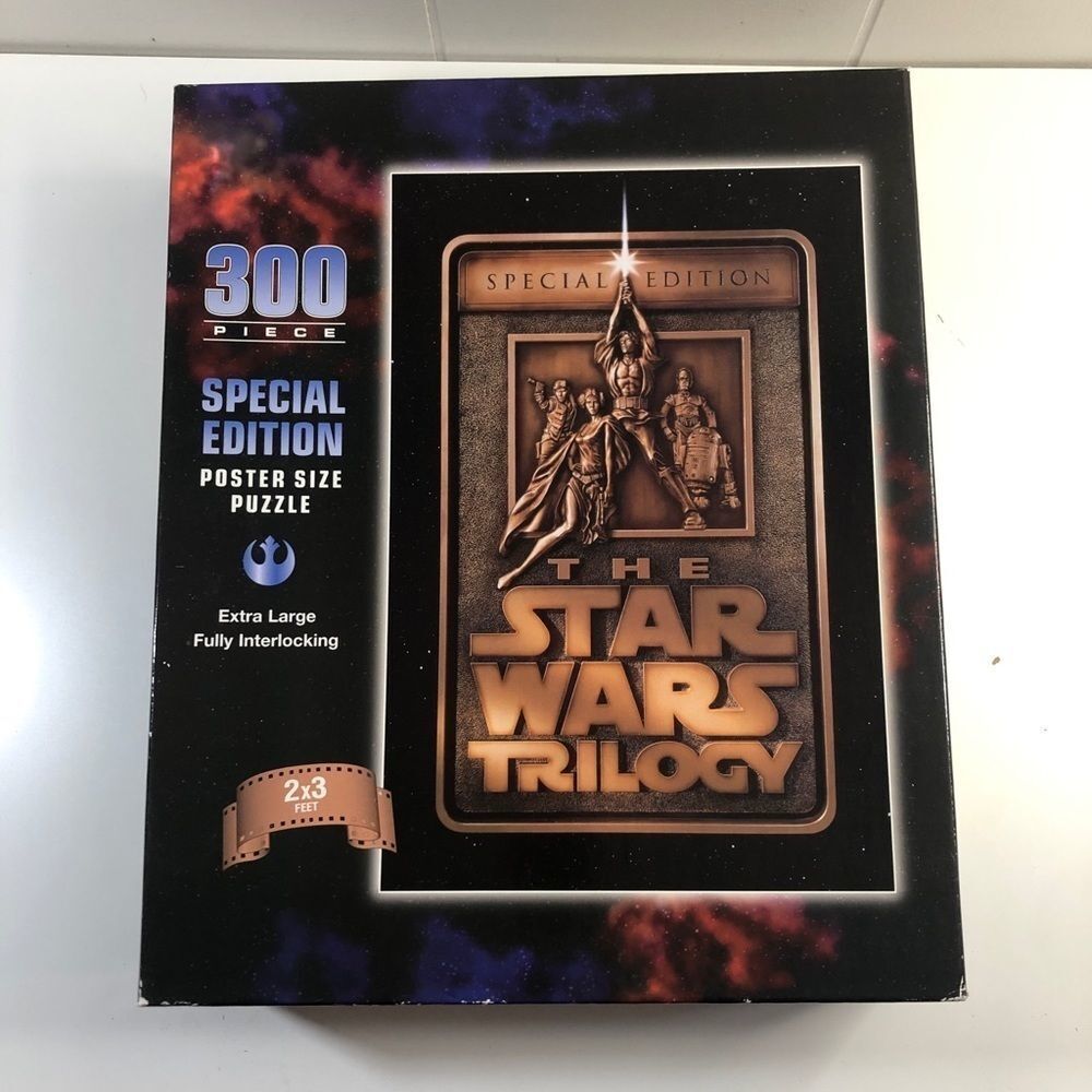 STAR Wars Trilogy Puzzle 300 Piece Poster size brand new